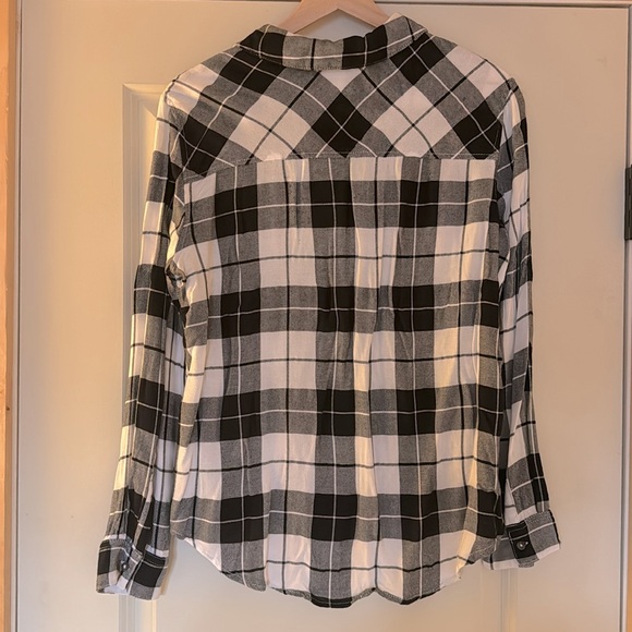 Black and White Button Down - Picture 2 of 4